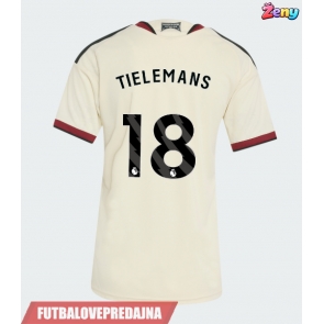 Lacne Ženy Futbalové dres Manchester United Youri Tielemans #18 2026-27 Krátky Rukáv - Tretina